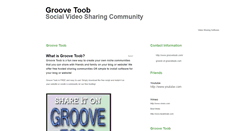 Desktop Screenshot of groovetoob.com